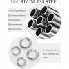 image11 Pairs Surgical Steel Earrings Sets for Multiple Piercing Lightweight Small Huggie Hoop Earrings CZ Stud Earrings for Women Cartilage Trendy Hypoallergenic free combinationgoldsilverroesSilver