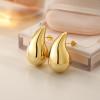 image11 Pairs Womens Gold Hoop Earrings Set 18K Thick Gold Plated Twisted Hoop Earrings Women Gift Lightweight GoldA009