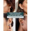 image12 Pairs Silver Earrings Surgical Steel Earrings Womens Earrings Hypoallergenic Earrings Set Mens Earrings 12 Colors CubicZirconia Studs EarringsA001colorful