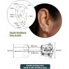 image12 Pairs Silver Earrings Surgical Steel Earrings Womens Earrings Hypoallergenic Earrings Set Mens Earrings 12 Colors CubicZirconia Studs EarringsA002colorful