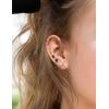 image12 Pairs Silver Earrings Surgical Steel Earrings Womens Earrings Hypoallergenic Earrings Set Mens Earrings 12 Colors CubicZirconia Studs EarringsA004black and white