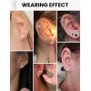image12 Pairs Silver Earrings Surgical Steel Earrings Womens Earrings Hypoallergenic Earrings Set Mens Earrings 12 Colors CubicZirconia Studs EarringsA005black and white