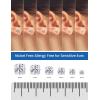 image12 Pairs Silver Earrings Surgical Steel Earrings Womens Earrings Hypoallergenic Earrings Set Mens Earrings 12 Colors CubicZirconia Studs EarringsA005black and white
