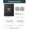 image5 Pairs Set Ladies Titanium Earrings AntiAllergy Earrings Noble and Classic Acid and Alkali Resistant Antioxidant No Fading 37mm