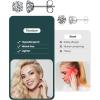 image5 Pairs Set Ladies Titanium Earrings AntiAllergy Earrings Noble and Classic Acid and Alkali Resistant Antioxidant No Fading 37mm