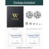 image6 Pairs Stud Earrings Set Hypoallergenic Cubic Zirconia 316L Earrings Stainless Steel CZ Earrings 38mm Steel colorA001silver