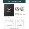 image6 Pairs Stud Earrings Set Hypoallergenic Cubic Zirconia 316L Earrings Stainless Steel CZ Earrings 38mmA002Rose Gold