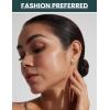 image6 Pairs Stud Earrings Set Hypoallergenic Cubic Zirconia 316L Earrings Stainless Steel CZ Earrings 38mmA002Rose Gold