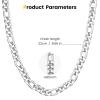 imageDainty Layered Necklaces for Women 14K Gold Plated Chain Necklace Simple Paperclip Pendant Initial Choker Necklace Gold Layered Necklaces for Women