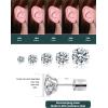 imageEarrings for Women CubicZirconia SurgicalStainlessSteel  Hypoallergenic CZ Stud Set Ear Rings 20G Helix Cartilage Tragus Women Jewelry Fake Diamond CartilageA001Silver