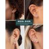 imageEarrings for Women CubicZirconia SurgicalStainlessSteel  Hypoallergenic CZ Stud Set Ear Rings 20G Helix Cartilage Tragus Women Jewelry Fake Diamond CartilageA002Silver