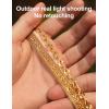 imageGold Bracelet Sets for Women 14k Gold Plated Layered Stack Adjustable Chain Bracelet for Women Trendy 3Pcs