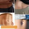 imageWssxc 14G Hypoallergenic Surgical Steel Belly Button Ring Cubic Zirconia Belly Button Barbs Body Piercing Set 7PcsA7DQH