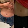 imageWssxc 14G Hypoallergenic Surgical Steel Belly Button Ring Cubic Zirconia Belly Button Barbs Body Piercing Set 7PcsB7DQH