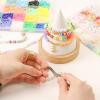imageWssxc 6100 pcs DIY Preppy Charm Bracelet Kit Trendy Jewelry Making Set  Clay Beads Alphabet Beads Charms Tools  Affordable ampamp Fun Crafting Kit6100PCS