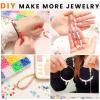 imageWssxc 6100 pcs DIY Preppy Charm Bracelet Kit Trendy Jewelry Making Set  Clay Beads Alphabet Beads Charms Tools  Affordable ampamp Fun Crafting Kit6100PCS