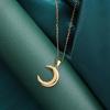imageWssxc Initials Necklace 14K goldplated delicate letter pendant personalized name pendant  exquisite chic enhance your fashion taste
