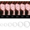imageHypoallergenic Stud Earrings for Women Men Statement Cartilage Fashion Surgical Steel Helix Earrings Black ampamp White 12 Pairs